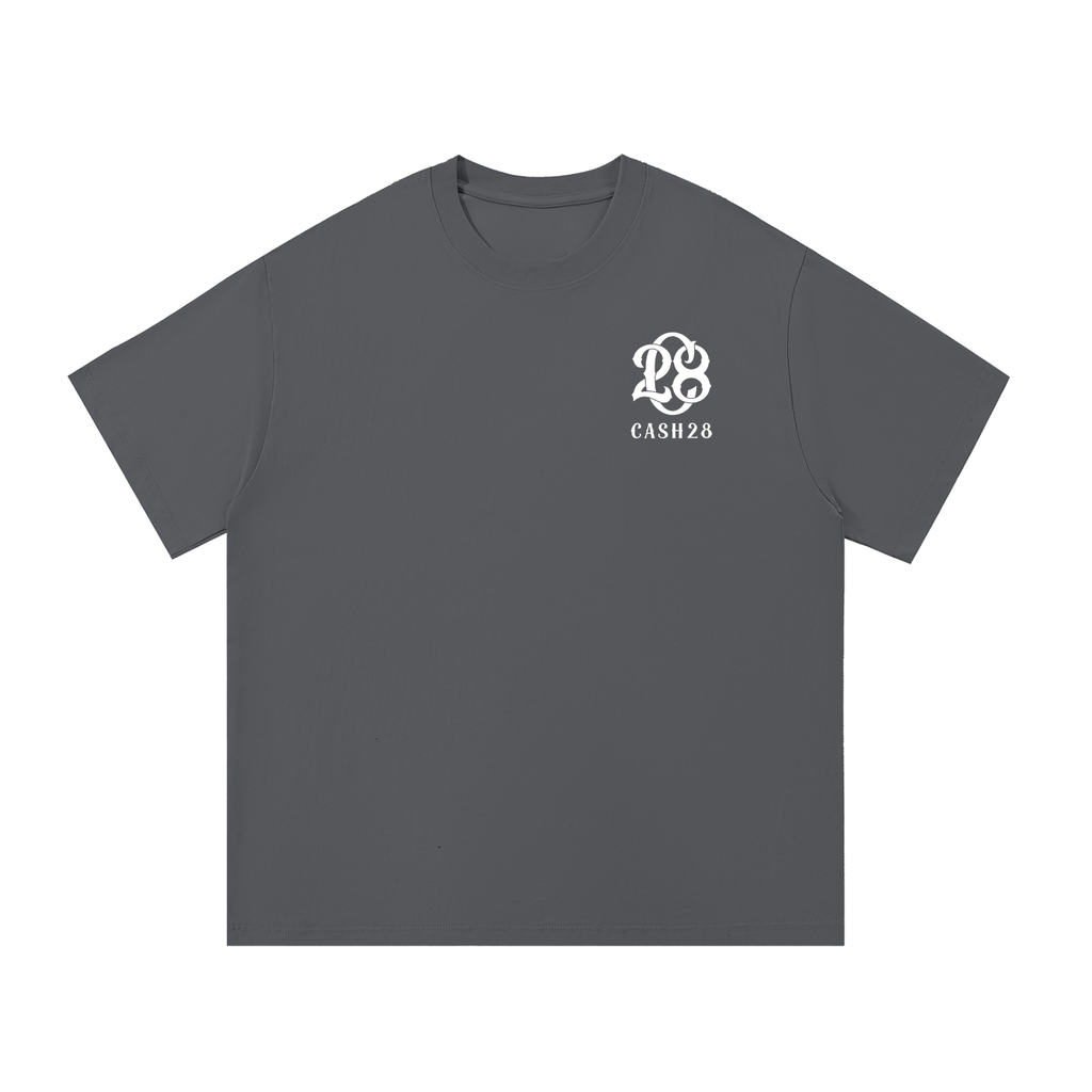 CASH28,TShirt,GraphicTee,Streetwear,Unisex,DarkGrey,Heavyweight,Instinct,Drop01