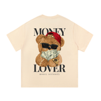 CASH28,TShirt,GraphicTee,Streetwear,Unisex,Apricot,Cream,Heavyweight,Money,Lover,Teddy,Drop01