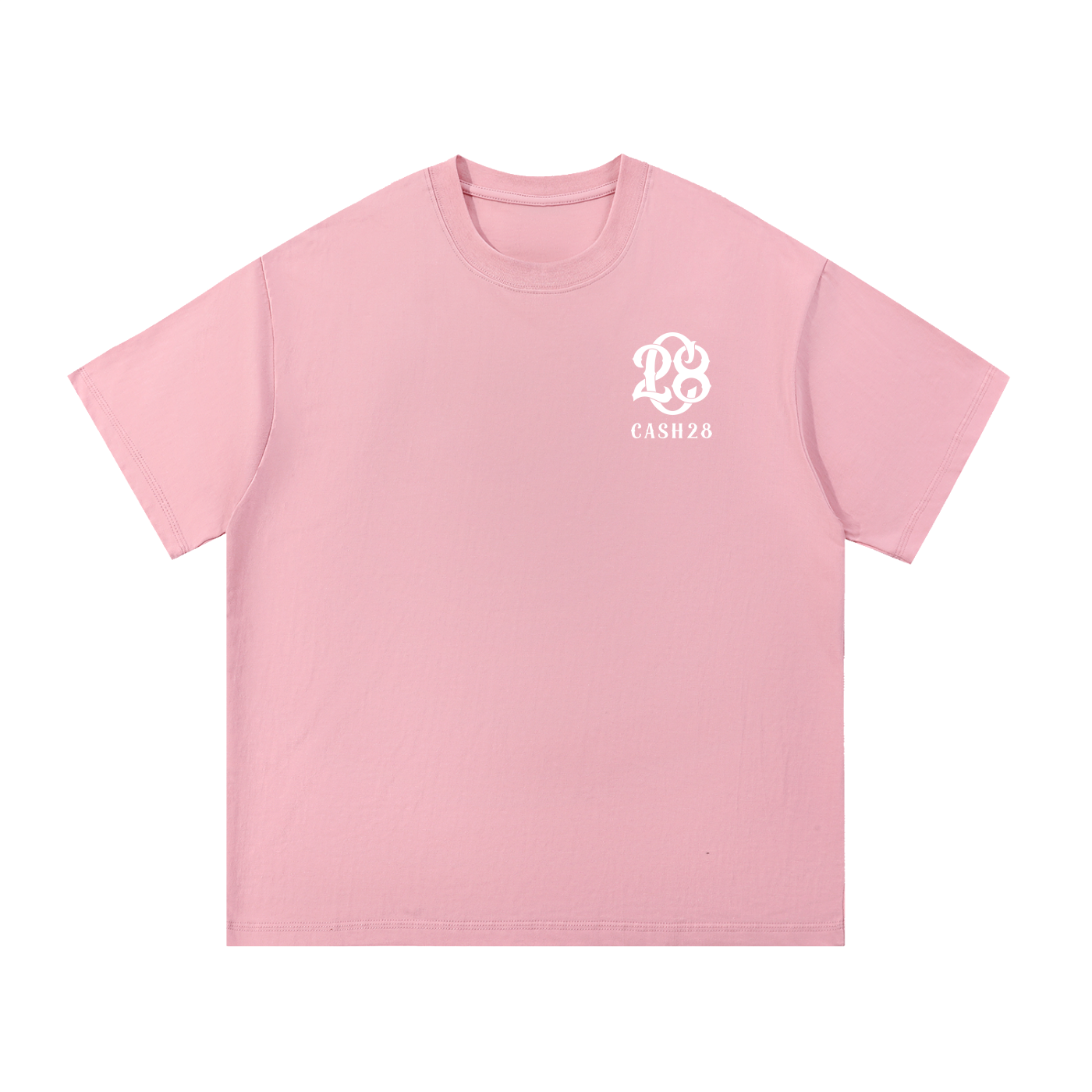 CASH28,TShirt,GraphicTee,Streetwear,Unisex,Pink,Heavyweight,WarningBear,Drop01